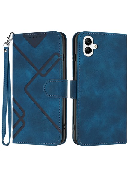 Samsung Galaxy A04E Için Kılıf Kart Yuvası Standlı Flip Cüzdan Pu Deri Manyetik Kapak (Yurt Dışından)
