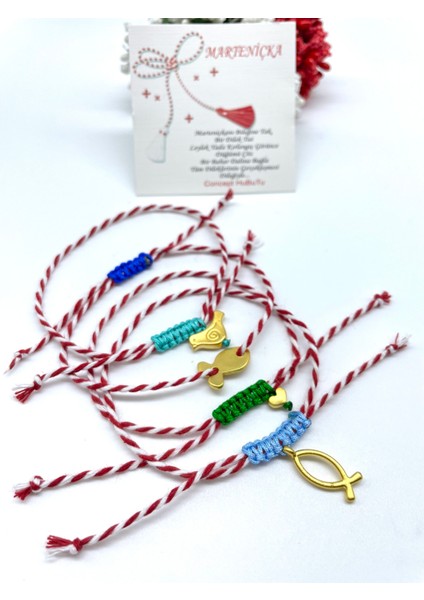 Hediyelik 4’lü Marteniçka Dilek Şans Bileklik Seti fiyatları