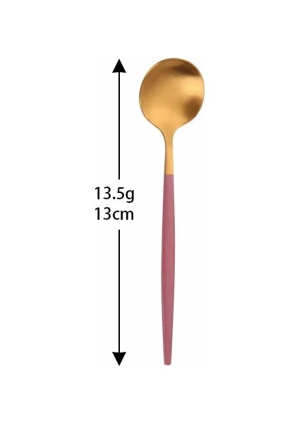 Pembe Altın Tarzı 1 Adet Kahve Kaşıksız Çelik Kaşık Bal Çay Kahve Uzun Saplı Karıştırma Kaşığı Çay Kaşığı Gadget Mutfak Aletleri Aksesuarları (Yurt Dışından)