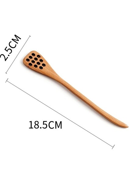 No.1 Tarzı 1 Adet Tahta Kaşık Karıştırma Pirinç Salata Kaşığı Uzun Sap Tatlı Çeşni Şeker Tuz Baharat Kaşığı Sofra Mutfak Gereçleri (Yurt Dışından)