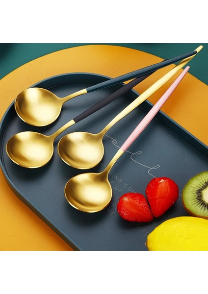 Siyah Gümüş Tarzı 1 Adet Kahve Kaşıksız Çelik Kaşık Bal Çay Kahve Uzun Saplı Karıştırma Kaşığı Çay Kaşığı Gadget Mutfak Aletleri Aksesuarları (Yurt Dışından) modelleri