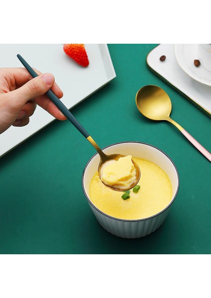 Siyah Gümüş Tarzı 1 Adet Kahve Kaşıksız Çelik Kaşık Bal Çay Kahve Uzun Saplı Karıştırma Kaşığı Çay Kaşığı Gadget Mutfak Aletleri Aksesuarları (Yurt Dışından) indirimleri