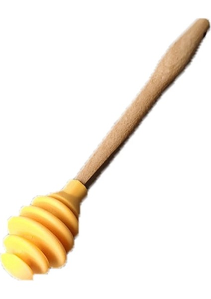 Sarı Stil Licone Bal Kepçe Tahta Saplı Çubuklar Reçel Kaşığı Kepçe Bal Kabı Için Şurup Karıştırıcı Pot Kavanoz Çubuk Kepçe Bar (Yurt Dışından)