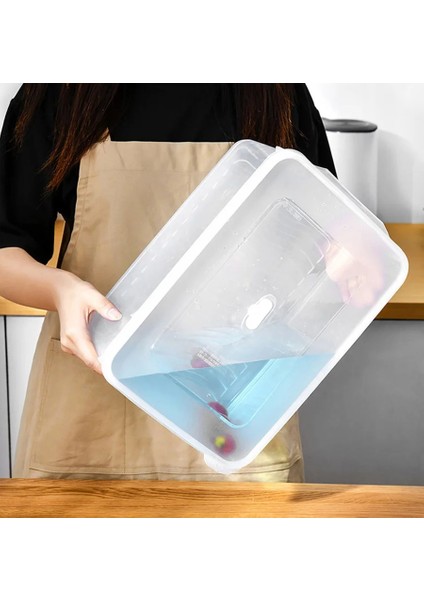 8000ML Tarzı Dondurucu Gıda Saklama Kutuları Şeffaf Plastik Kiler Mutfak Organizasyon Takım Elbise Buzdolabı Gıda Meyve Sebzelik Taşınabilir Saklama Kutusu (Yurt Dışından) indirimleri