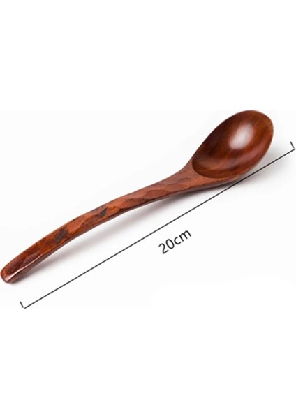 Koyu Ahşap Ton Stili Görsel Tou Tahta Kaşık Çorba Tahta Kaşık Kaplumbağa Kabuğu Yemek Takımı Japon Tarzı Sofra Takımı Sofra Takımı (Yurt Dışından)