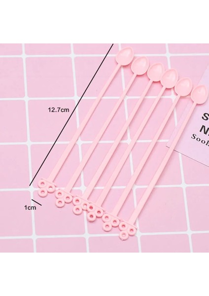 Yüzük Tarzı ile C 1 Adet Şeker Rengi Taşınabilir Kahve Çay Kaşığı Uzun Saplı Tek Kullanımlık Mini Dondurma Araçları Parti Malzemeleri Plastik Mutfak Aksesuarları @3 (Yurt Dışından) fırsatları