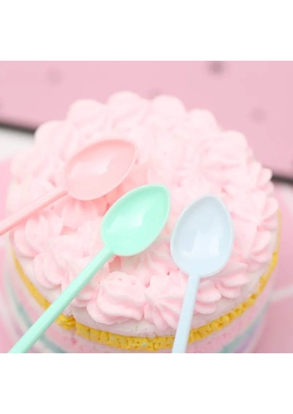 Yüzük Tarzı ile C 1 Adet Şeker Rengi Taşınabilir Kahve Çay Kaşığı Uzun Saplı Tek Kullanımlık Mini Dondurma Araçları Parti Malzemeleri Plastik Mutfak Aksesuarları @3 (Yurt Dışından) indirimleri