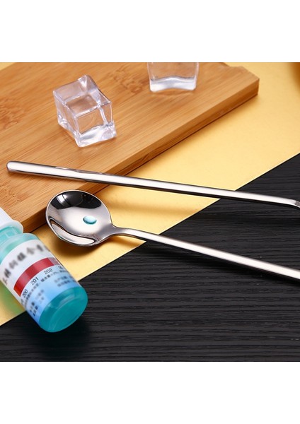 Siyah Kaşık Stili 13 cm 12 Adet Et Uzun Saplı Karıştırma Kaşığı Paslanmaz Çelik Çay Kahve Kaşığı Yuvarlak Şekil Kokteyl Karıştırma Kaşığı Renkli Dondurma Kaşığı (Yurt Dışından) fırsatları