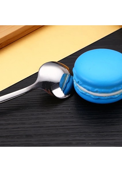 Siyah Kaşık Stili 13 cm 12 Adet Et Uzun Saplı Karıştırma Kaşığı Paslanmaz Çelik Çay Kahve Kaşığı Yuvarlak Şekil Kokteyl Karıştırma Kaşığı Renkli Dondurma Kaşığı (Yurt Dışından) indirimleri