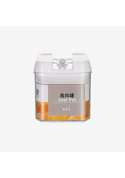 0,5l Stili Mutfak Gıda Saklama Kabı Kapaklı Kutu Mutfak Taze Kavanoz Tutmak Fındık Kurabiye Un Şeker Çay Kahve Şeker Depolama Organizatör (Yurt Dışından)