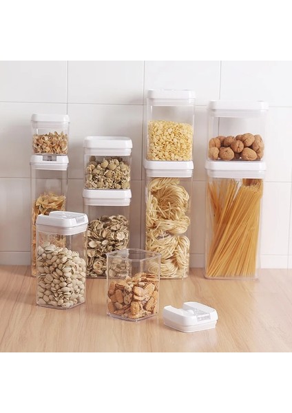 1l Tarzı Mutfak Gıda Saklama Kabı Kapaklı Kutu Mutfak Taze Kavanoz Tutmak Fındık Kurabiye Un Şeker Çay Kahve Şeker Depolama Organizatör (Yurt Dışından) modelleri