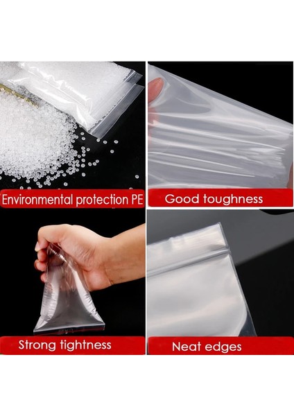 100 Adet Tarzı 10X15CM Gıda Sınıfı Depolama Paketi Çanta Yeniden Kapatılabilir Zip Yüksek Şeffaf Pe Torbalar Yeniden Kapatılabilir Gıda Torbaları Depolar Hediyeler Zip-Lock Çanta (Yurt Dışından) modelleri