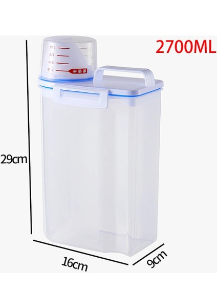 1 Adet Tarzı 1 Katmanlı Mutfak Plastik Konteyner Dökme Kapaklı Set Tahıl Pirinç Tankı Kutuları Saklama Şişeleri Kavanozlar Tahıl Dispenseri Saklama Kutusu Organizatörler (Yurt Dışından)