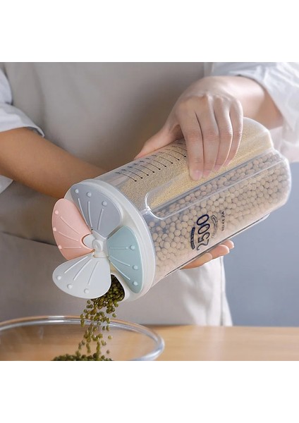 No.2 Tarzı M Beden 2l.5ll Plastik Tahıl Dağıtıcı Saklama Kutusu Mutfak Gıda Tahıl Pirinç Kabı Mühürlü Nem Geçirmez Mühürlü Kutular Saklama Kutusu (Yurt Dışından) fiyatları
