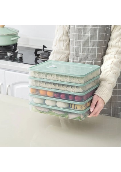 Pembe Kutu Stili 1 Katman Börek Kutusu Dondurulmuş Börek Ev Buzdolabı Hızlı Dondurulmuş Börek Kutusu Wonton Özel Yumurta Muhafaza Saklama Kutusu Çoklu (Yurt Dışından)