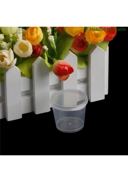 NO.828 Stili Sıcak Lot Taşınabilir Tek Kullanımlık Plastik Bardaklar Şeffaf Berrak Gıda Küçük Sos Kapları Paket Kutu ve Kapak Taşınabilir (Yurt Dışından)