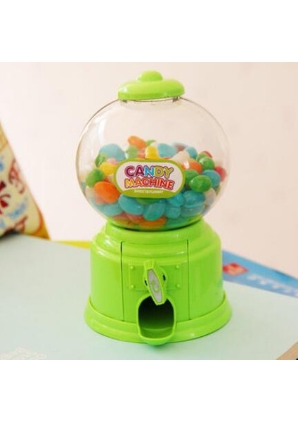 Yeşil Stil Yenilik Kore Sevimli Tatlılar Şeker Makinesi Çocuklar Çocuklar Kumbara Kabarcık Gumball Şeker Dağıtıcı Atm Kumbara Doğum Günü Hediyesi (Yurt Dışından)
