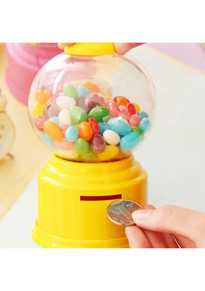 Yeşil Stil Yenilik Kore Sevimli Tatlılar Şeker Makinesi Çocuklar Çocuklar Kumbara Kabarcık Gumball Şeker Dağıtıcı Atm Kumbara Doğum Günü Hediyesi (Yurt Dışından) modelleri