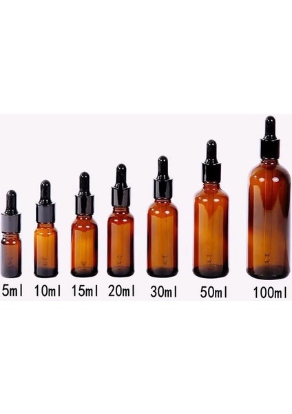 Stili Temizle 10ML ml Amber Cam Sıvı Reaktif Pipet Şişesi Damlalık Damla Aromaterapi Saklama Kavanoz Şişeleri (Yurt Dışından)