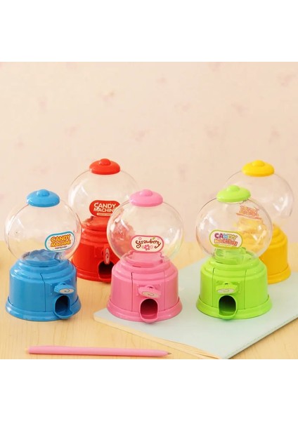 Sarı Stil Yenilik Kore Sevimli Tatlılar Şeker Makinesi Çocuklar Çocuklar Kumbara Kabarcık Gumball Şeker Dağıtıcı Atm Kumbara Doğum Günü Hediyesi (Yurt Dışından) indirimleri