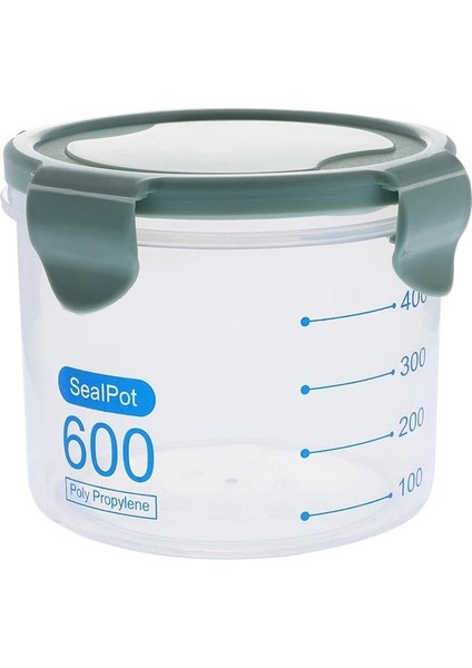 Bl Tarzı 1000ML 600ML ml ml Pinkbluegreen Taze Pot Konteyner Kutusu Mutfak Depolama Plastik Kutu Sızdırmazlık Gıda Koruma (Yurt Dışından)