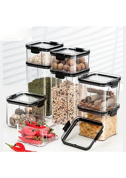 460ML-1 Adet Tarzı 4 Farklı Kapasiteli Plastik Mühürlü Kutular Mutfak Saklama Kutusu Şeffaf Gıda Teneke Kutu Taze Tutmak Yeni Temiz Konteyner (Yurt Dışından) fiyatları