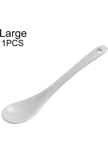 Büyük Stil L Porselen Kahve Saf Beyaz Kaşık Mini Mutfak Seramik Çay Şeker Tatlı Dondurma Kaşığı Kemik Seramik Sofra Takımı Dropship (Yurt Dışından)