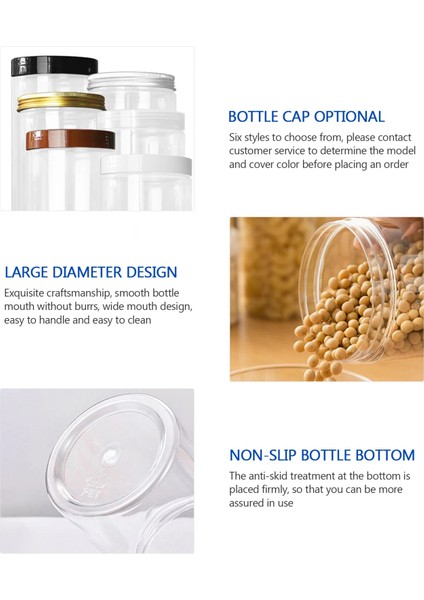 Şeffaf Stil 100ML 50MLMLMLMLML Plastik Kapaklı Kavanoz Vidalı Demir Şeffaf Konteyner Boş Kozmetik Krem Toz Kavanoz Vanity Box (Yurt Dışından) indirimleri