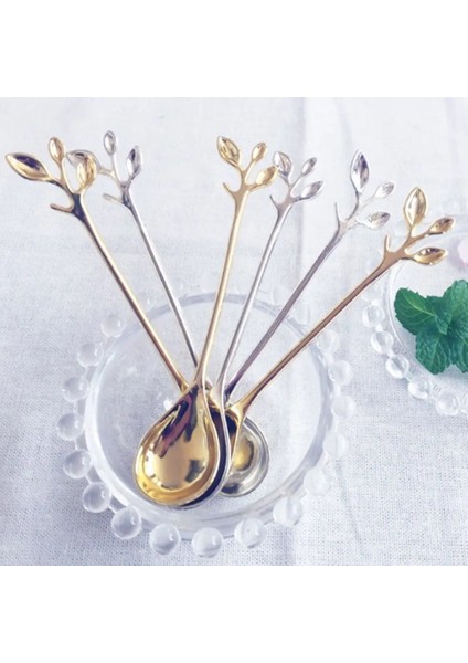 Altın Tarzı Vintage Nefis Braape Küçük Kahve Kaşığı Aperatifler Için Kraliyet Tarzı Sofra Takımı Mutfak Yemek Bar Mini Tatlı Kaşığı (Yurt Dışından) fiyatları