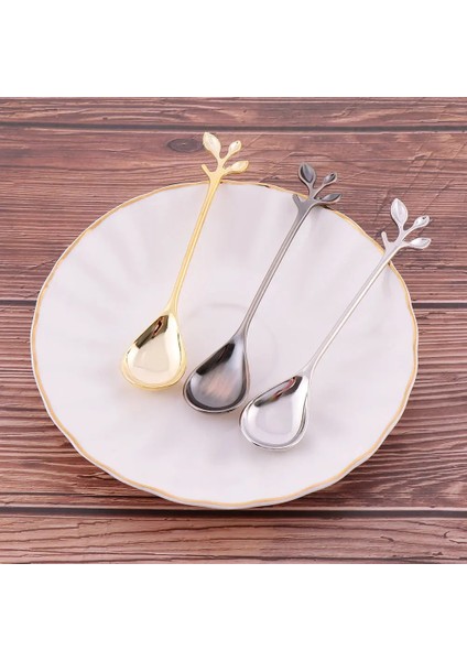 Altın Tarzı Vintage Nefis Braape Küçük Kahve Kaşığı Aperatifler Için Kraliyet Tarzı Sofra Takımı Mutfak Yemek Bar Mini Tatlı Kaşığı (Yurt Dışından) modelleri