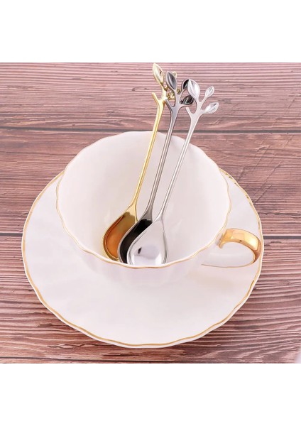 Altın Tarzı Vintage Nefis Braape Küçük Kahve Kaşığı Aperatifler Için Kraliyet Tarzı Sofra Takımı Mutfak Yemek Bar Mini Tatlı Kaşığı (Yurt Dışından) indirimleri