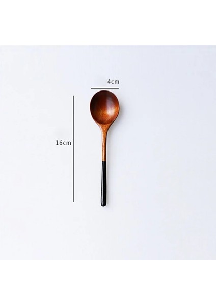 Mavi Stil Tahta Kaşık Bambu Mutfak Pişirme Gereçleri Aracı Çorba Çay Kaşığı Ikram Mutfak Tahta Kaşık (Yurt Dışından)