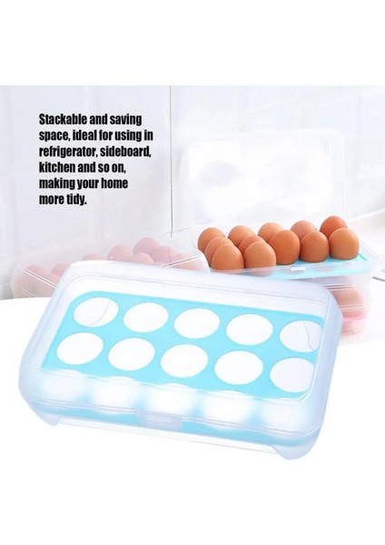 Bir Stil Ev Yumurta Saklama Kutusu Yumurta Konteyner Taşınabilir Mutfak Yumurta Buzdolabı Gadget Plastik Kutu Gıda Kutusu Yumurta Tutucu Organ (Yurt Dışından)