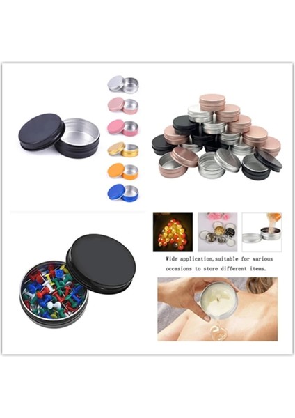 Gümüş 10ML Stili Krem Balsamı Tırnak Mum Kozmetik Konteyner Kutusu Için Mlmlml Alüminyum Teneke Kavanoz (Yurt Dışından) indirimleri