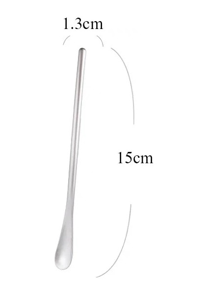 Gümüş 15CM Tarzı 1 Bilgisayar Kahve Kaşığı Paslanmaz Çelik Uzun Sap Karıştırma Karıştırıcısı Bal Kaşığı Dondurma Tatlı Çay Kaşığı Bardak Takımı Sofra Takımı Mutfak Aleti (Yurt Dışından)