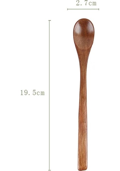 No.11 Stili Doğal Tahta Kaşık Uzun Saplı Yuvarlak Kaşık Çorba Pişirme Için Karıştırma Karıştırma Ev Sofra Yemek Takımı Gereçler Mutfak Aksesuarı (Yurt Dışından)