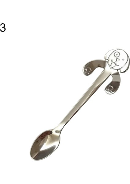 No.3 Tarzı Çevre Dostu Yaratıcı Paslanmaz Çelik Köpek Asılı Bardak Sarılma Kahve Çay Çorbası Şeker Kaşığı Çay Kaşığı Mutfak Sofra Takımı (Yurt Dışından)