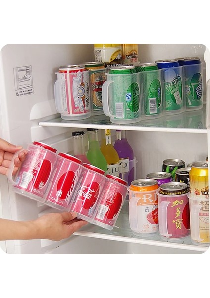 1 Adet Tarzı Frigerator Plastik Saklama Kabı Suyu Içecek Rafları Buzdolabı Içecek Şişesi Can Saklama Kutusu Mutfak Depolama ve Organizasyon (Yurt Dışından) indirimleri