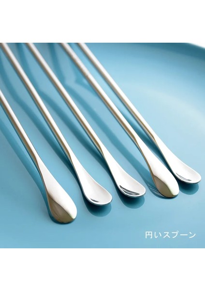 Gümüş 15CM Tarzı 1 Bilgisayar Kahve Kaşığı Paslanmaz Çelik Uzun Sap Karıştırma Karıştırıcısı Bal Kaşığı Dondurma Tatlı Çay Kaşığı Bardak Takımı Sofra Takımı Mutfak Aleti (Yurt Dışından) fırsatları