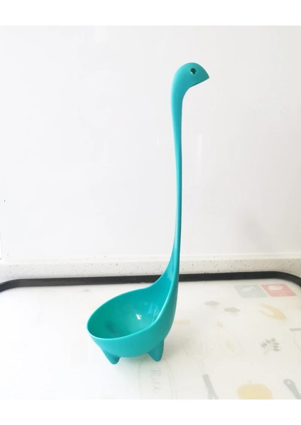 Mavi Stil 1 Bilgisayar Loch Ness Su Canavarı Çorba Kaşığı Nessie Dinozor Dikey Uzun Saplı Pota Stand Up Plastik Karıştırıcı Kepçe Kepçe Mutfak Için (Yurt Dışından)