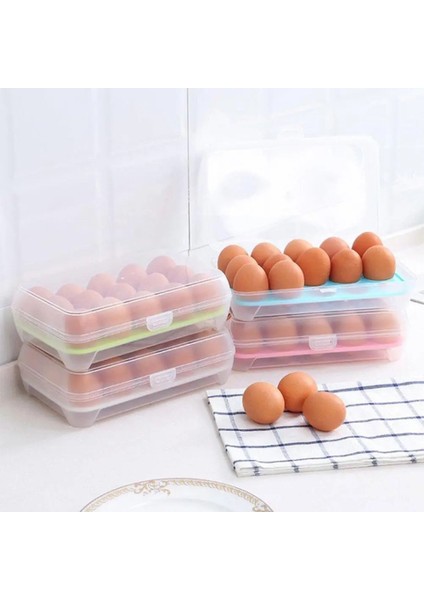 D Stili Ev Yumurta Saklama Kutusu Yumurta Konteyner Taşınabilir Mutfak Yumurta Buzdolabı Gadget Plastik Kutu Gıda Kutusu Yumurta Tutucu Organ (Yurt Dışından)