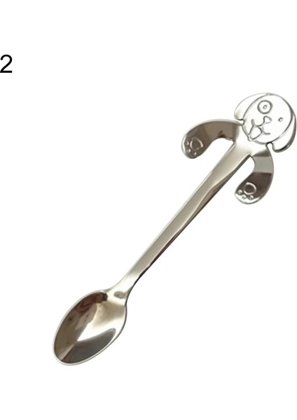 No.2 Tarzı Çevre Dostu Yaratıcı Paslanmaz Çelik Köpek Asılı Bardak Sarılma Kahve Çay Çorbası Şeker Kaşığı Çay Kaşığı Mutfak Sofra Takımı (Yurt Dışından)