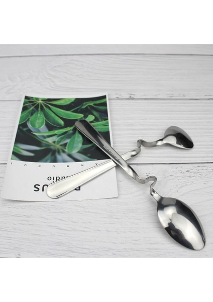 2204 D-T Stili M Beden Lucf Paslanmaz Çelik Yaratıcı Çay Kaşıkları Tuhaf Kahve Tatlı Kaşıkları Kaşık Komik Gereçler Özel Şeker Kaşığı (Yurt Dışından) modelleri