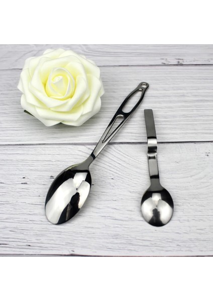2204 D-T Stili M Beden Lucf Paslanmaz Çelik Yaratıcı Çay Kaşıkları Tuhaf Kahve Tatlı Kaşıkları Kaşık Komik Gereçler Özel Şeker Kaşığı (Yurt Dışından) fırsatları