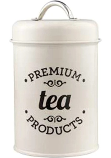 Çay Tarzı Için Beyaz Sfvefvd Vintage Ferforje Kahve Mühürlü Kutular Kullanışlı Şeker Çay Gıda Saklama Kabı Tencere Çerez Ambalaj Kutusu Sızdırmazlık Kavanozu (Yurt Dışından)