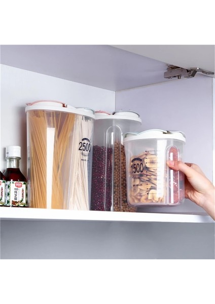 3 Izgara Stili Döner Plastik Tahıl Dağıtıcı Saklama Kutusu Mutfak Aleti Gıda Pirinç Konteyner Saklama Kutusu Un Tahıl Depolama Şişesi Kavanoz (Yurt Dışından) modelleri