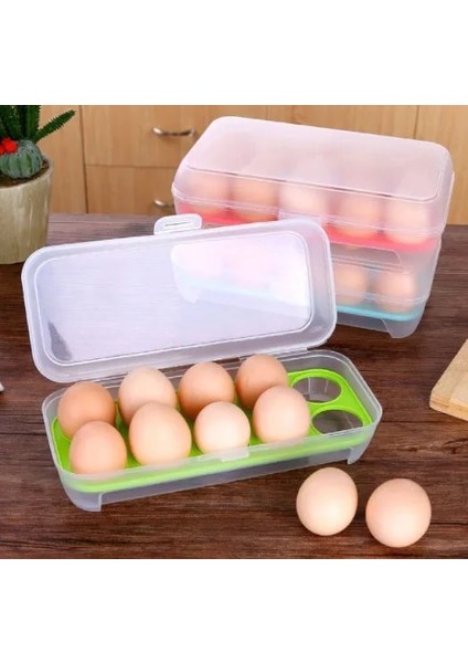 Pembe Stil 15 Izgara Taşınabilir Yumurta Kutusu Darbeye Dayanıklı Darbeye Dayanıklı Plastik Yumurta Tutucu Ev Buzdolabı Saklama Kutusu Yumurta Taze Tutma Kutusu (Yurt Dışından) fırsatları