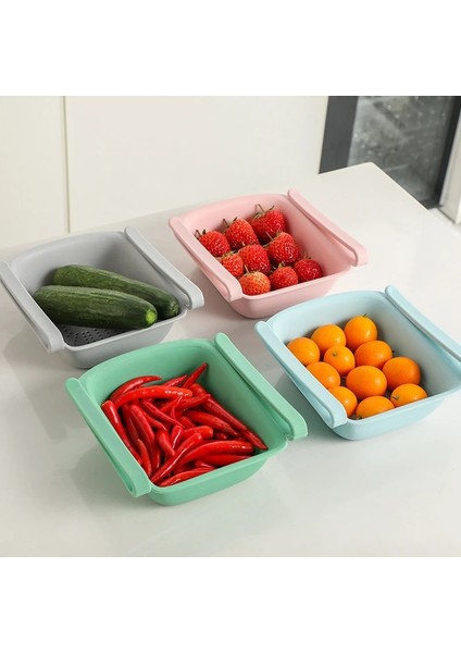 No.3 Tarzı 1 Adet Mutfak Pull-Out Çekmece Saklama Kutusu Buzdolabı Yumurta Saklama Sepetleri Saklama Kabı Buzdolabı Organizatör Ev Depolama Gadget (Yurt Dışından)