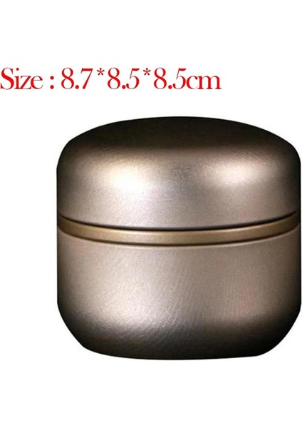 Stil E5 Stili 5.6x5.6x6.6cm Mini Çay Teneke Depolama Metal Kutu Küçük Demir Pot Için Mühürlü Pot Kahve Çay Şeker Saklama Kutusu Van Gogh Boyama Konteyner Kutuları (Yurt Dışından)
