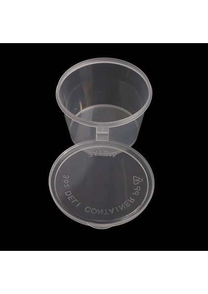 75ML Tarzı Lear Gıda Küçük Sos Kapları Ambalaj Kutu & Kapak Taşınabilir Tek Kullanımlık Taşınabilir Plastik Bardaklar (Yurt Dışından)